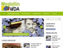 Tablet Screenshot of medellinvida.com